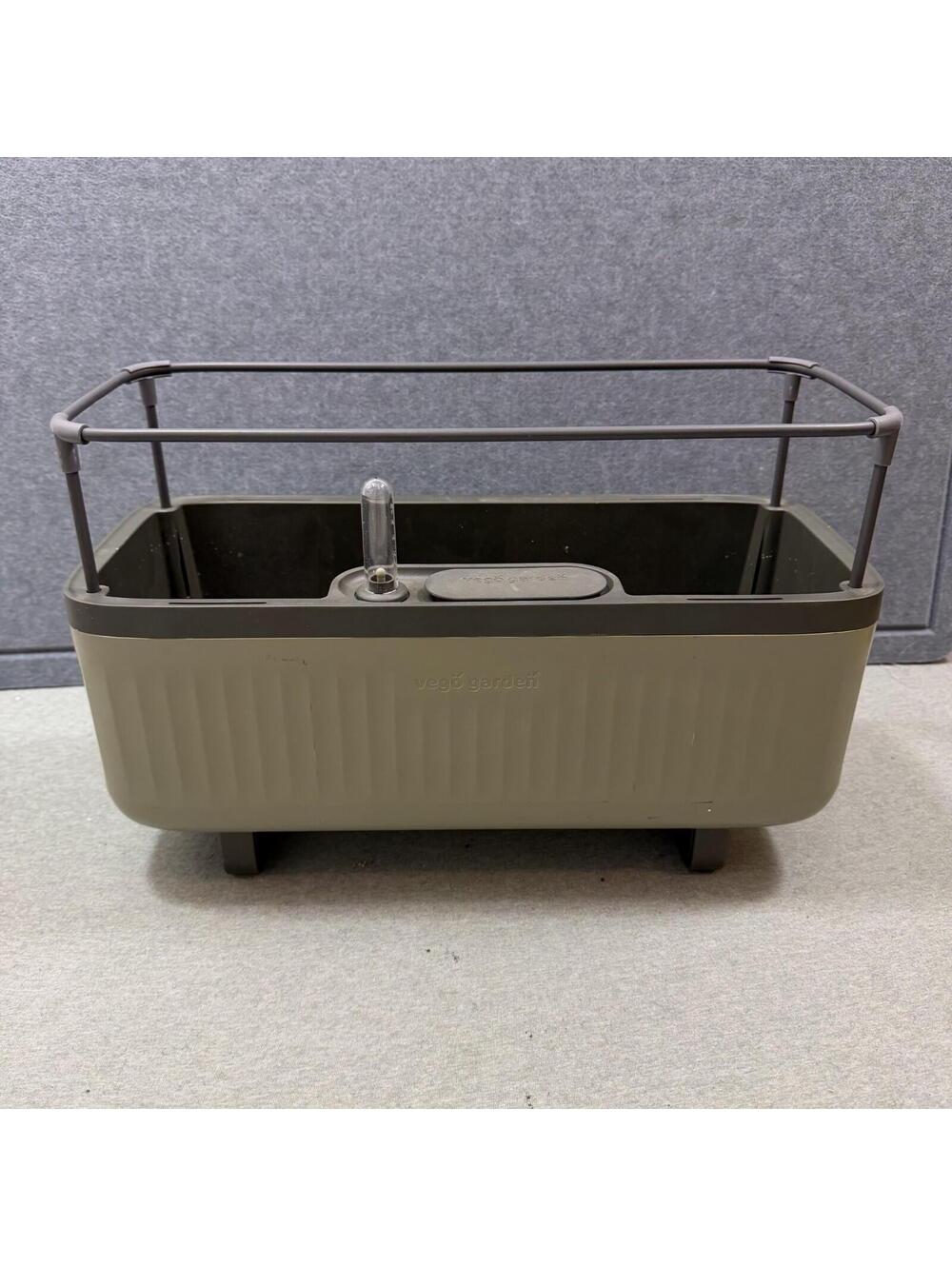 Vego Garden Herb Indoor Plant Box Self Watering Planter with Trellis Sage Green